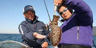 Team FURUNO 人気三大魚種（シーバス、アオリイカ、マダイ）を1日で仕留める！