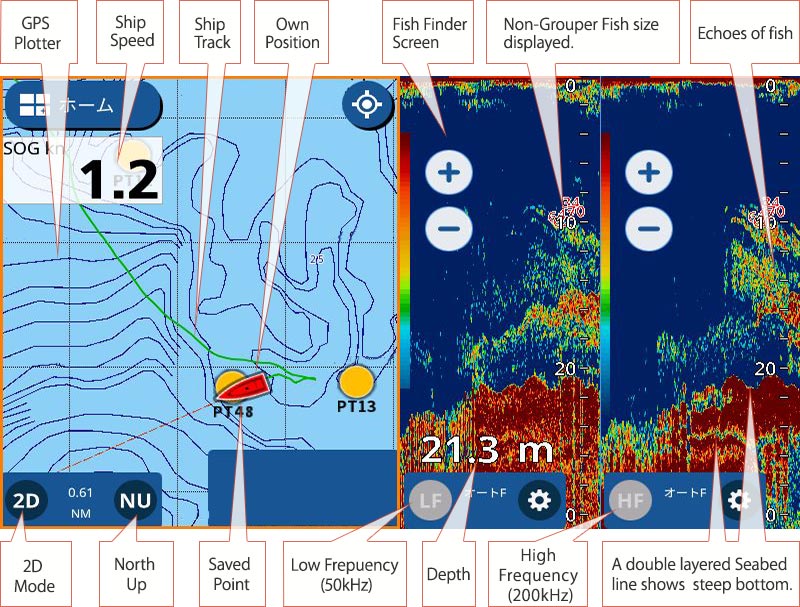  GPS魚探映像：Grouper vol.2