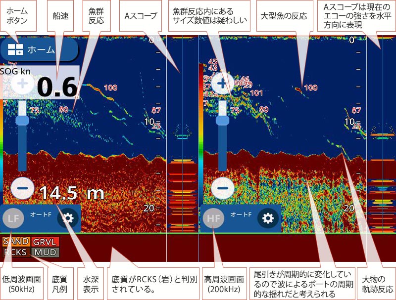 ヒラマサを追う vol.4 GPS魚探映像