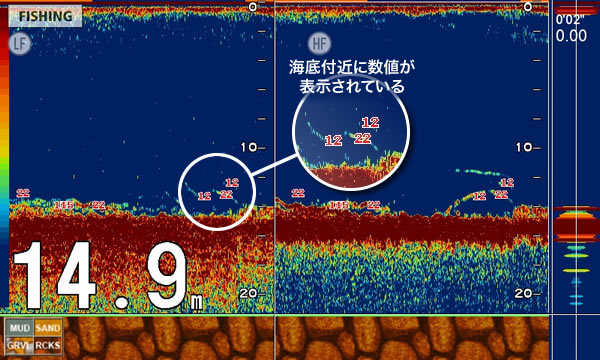 カワハギを追う vol.5 GPS魚探映像