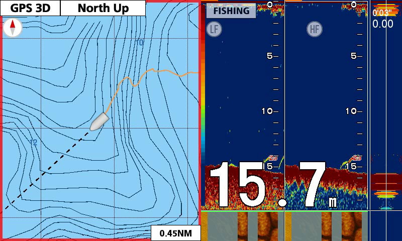 マゴチを追う vol.4 GPS魚探映像