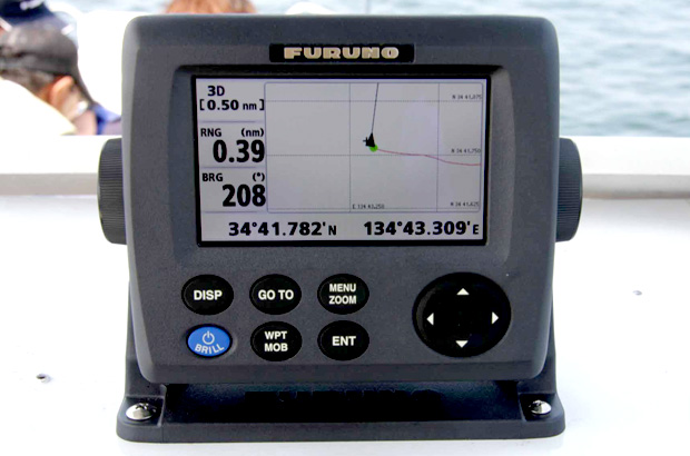 小型GPS「GP-33」の設置例